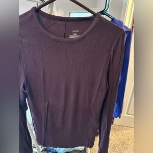 Nuuds slinky rib long sleeve tee